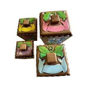 Vintage Ceramic Cannister Set